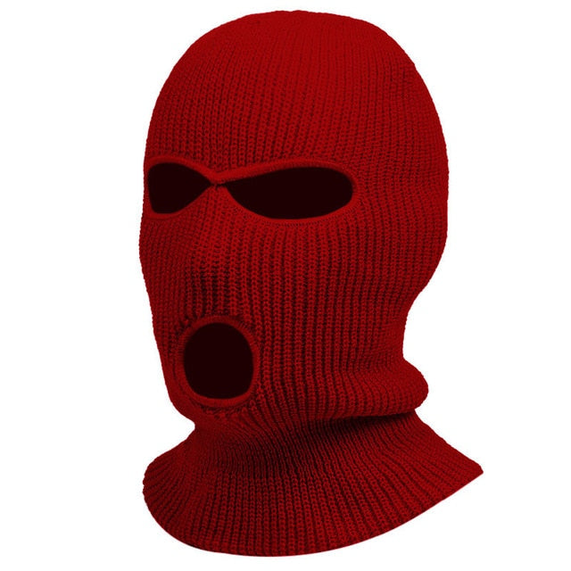 Cagoule Rouge Foncé 3 trous